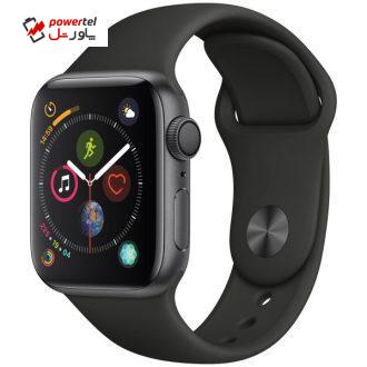 ساعت هوشمند اپل واچ سری 4 مدل 40mm Aluminum Case With Sport Band ساعت هوشمند اپل واچ سری 4 مدل 40mm Aluminum Case With Sport Band