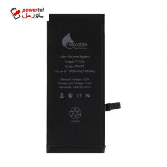 باتری موبایل فلیکسبل مدل FF-iP7 ظرفیت 1960 میلی آمپر ساعت مناسب برای گوشی موبایل اپل iPhone 7