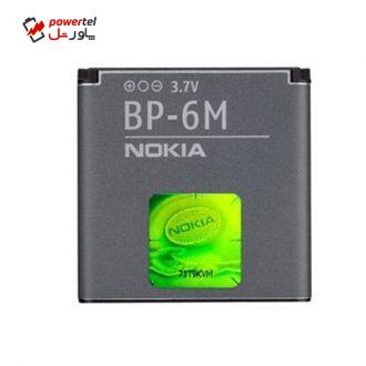 باتری موبایل مناسب برای نوکیا مدل BP-6M با ظرفیت 1070 میلی آمپر ساعت