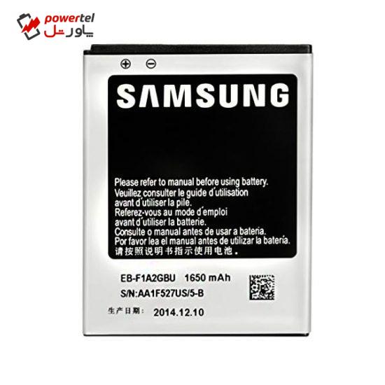 باتری موبایل مدل EB-F1A2GBU ظرفیـت 1650 میلی آمپر ساعت مناسب برای گوشی موبایل سامسونگ Galaxy S2 Plus