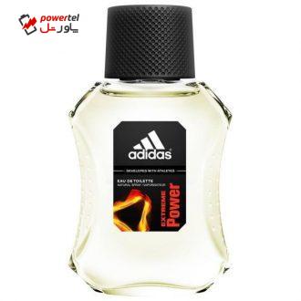 ادو تویلت مردانه آدیداس مدل Extreme Power حجم 100 میلی لیتر ادو تویلت مردانه آدیداس مدل Extreme Power حجم 100 میلی لیتر
