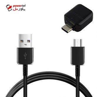 کابل تبدیل USB به USB-C مدل EP-DG950CBE طول 1.2 متر به همراه مبدل OTG USB-C کابل تبدیل USB به USB-C مدل EP-DG950CBE طول 1.2 متر به همراه مبدل OTG USB-C
