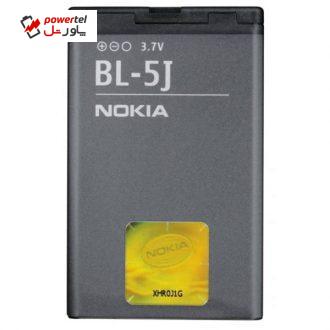 باتری موبایل مدل BL-5J  با ظرفیت 1320mAh مناسب برای گوشی موبایل نوکیا 5J