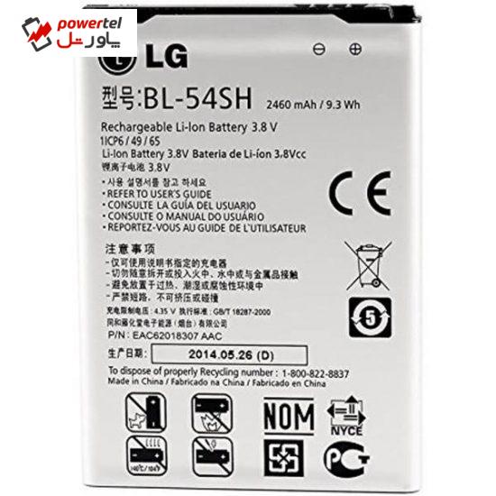 باتری موبایل مدل BL-54SH با ظرفیت 2460mAh مناسب برای گوشی موبایل ال جی L90