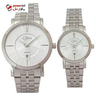 ست ساعت مچی عقربه ای زنانه و مردانه کوبل مدل CB6099HL