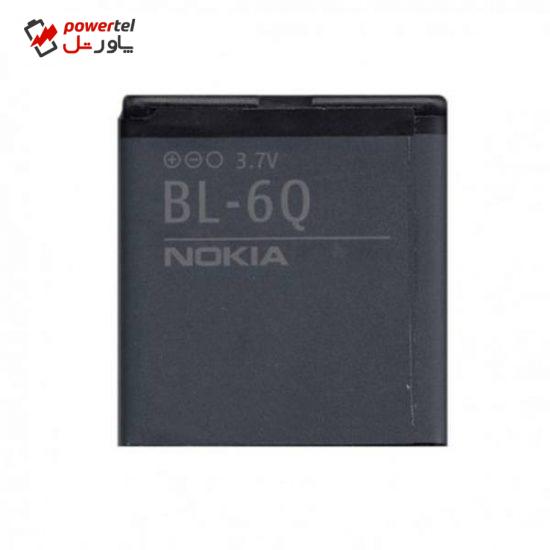 باتری موبایل مدل BL-6Q با ظرفیت 970Mah مناسب برای گوشی موبایل نوکیا 6700 Classic