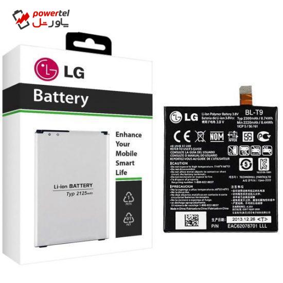 باتری موبایل ال جی مدل  BL-T9 با ظرفیت 2300mAh مناسب برای گوشی موبایل ال جی Nexus 5
