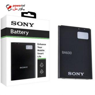 باتری موبایل سونی مدل BA600 با ظرفیت 1320mAh مناسب برای گوشی موبایل سونی Xperia U