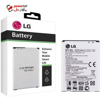 باتری موبایل ال جی مدل BL-52UH با ظرفیت 2100mAh مناسب برای گوشی موبایل ال جی L70