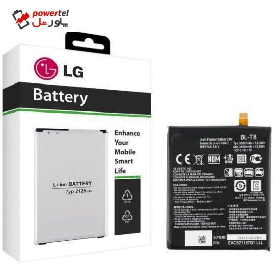 باتری موبایل ال جی مدل BL-T8 با ظرفیت 3500mAh مناسب برای گوشی موبایل ال جی G Flex