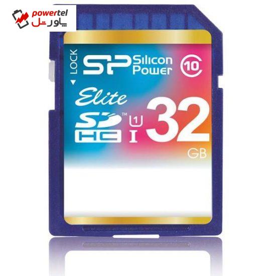 کارت حافظه سیلیکون پاور مدل Elite کلاس 10 استاندارد UHS-I U1 سرعت 40MBps - 32GB