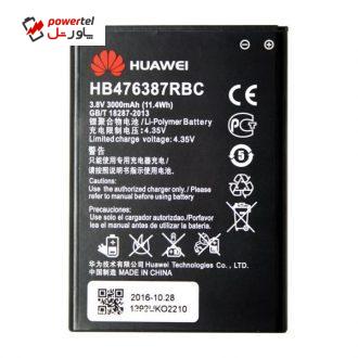 باتری موبایل مدل HB476387RBC ظرفیت 3000 میلی آمپرساعت مناسب برای گوشی موبایل هوآوی Ascend G750