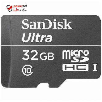 کارت حافظه microSDHC سن دیسک مدل Ultra کلاس 10 استاندارد UHS-I U1 سرعت  30MBps 200X ظرفیت 32 گیگابایت