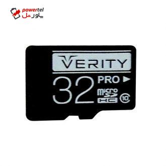 کارت حافظه microSDHC وریتی مدل Pro کلاس 10 استاندارد UHS-I سرعت 30MBps ظرفیت 32 گیگابایت
