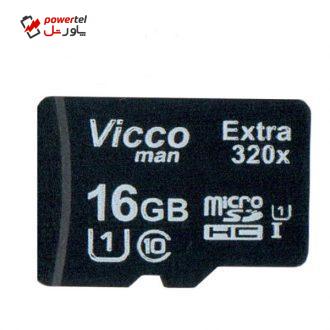 کارت حافظه microSDHC ویکومن مدل Extre 320X کلاس 10 استاندارد UHS-I U1 سرعت48MBps ظرفیت 16 گیگابایت کارت حافظه microSDHC ویکومن مدل Extre 320X کلاس 10 استاندارد UHS-I U1 سرعت48MBps ظرفیت 16 گیگابایت