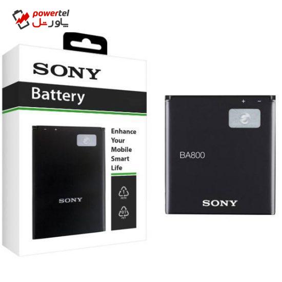 باتری موبایل مدل BA800 با ظرفیت 1700mAh مناسب برای گوشی موبایل سونی Xperia V