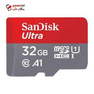 کارت حافظه‌ microSDHC سن دیسک مدل A1 کلاس 10 استاندارد UHS-I U1 سرعت 98MBps ظرفیت 32 گیگابایت