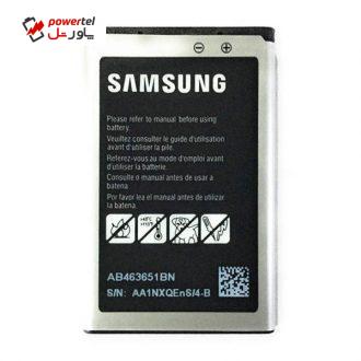 باتری موبایل مدل AB463651BN ظرفیت 1000 میلی آمپرساعت مناسب برای گوشی موبایل سامسونگ S3650 Corby