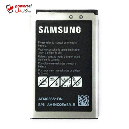 باتری موبایل مدل AB463651BN ظرفیت 1000 میلی آمپرساعت مناسب برای گوشی موبایل سامسونگ S3650 Corby