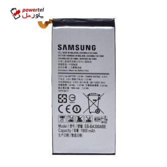 باتری موبایل مدل EB-BA300ABE ظرفیت 1900 میلی آمپرساعت مناسب برای گوشی موبایل سامسونگ Galaxy A3