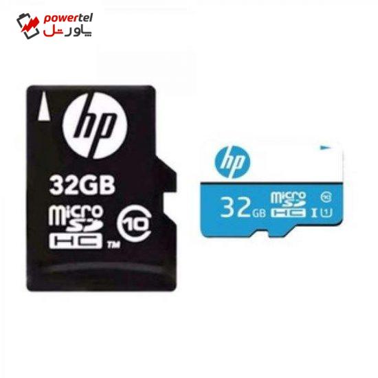 کارت حافظه‌ microSDXC مدل mx310 کلاس 10 اسناتدارد UHS-1 U1 سرعت 100MBps ظرفیت 32 گیگابایت به همراه آداپتور sd