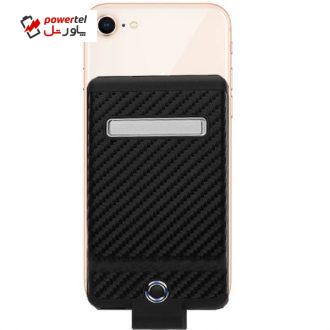شارژر همراه ویکآپ ورلد مدل Back Clip Power ظرفیت 8000 میلی آمپر و خروجی usbاضافه ساعت مناسب برای iphone 8