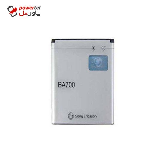 باتری موبایل مدل BA700 ظرفیت 1500میلی آمپر ساعت مناسب برای گوشی موبایل سونی Xperia tipo