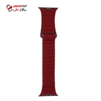 بند چرمی مدل High-End Leather Loop مناسب برای اپل واچ 38 میلیمتری
