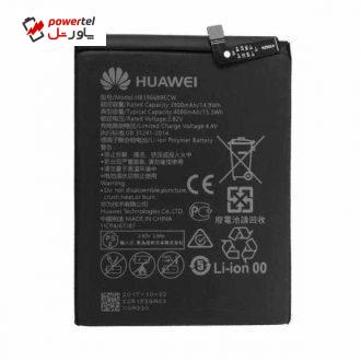 باتری موبایل مدل HB396689ECW ظرفیت 4000 میلی آمپر ساعت مناسب برای گوشی موبایل هوآوی  y9  2019