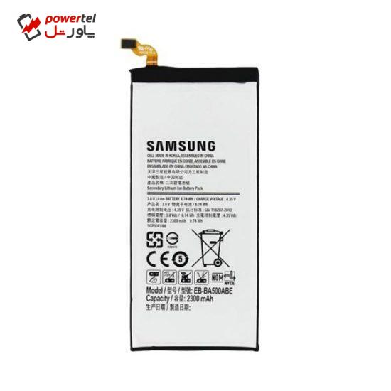 باتری موبایل مدلEB-BA500ABE65ظرفیت 2300 میلی آمپر ساعت مناسب برای گوشی موبایل سامسونگ Galaxy A5