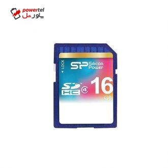 کارت حافظه SDHC سیلیکون پاور کلاس 4 سرعت 120MBps ظرفیت 16 گیگابایت کارت حافظه SDHC سیلیکون پاور کلاس 4 سرعت 120MBps ظرفیت 16 گیگابایت