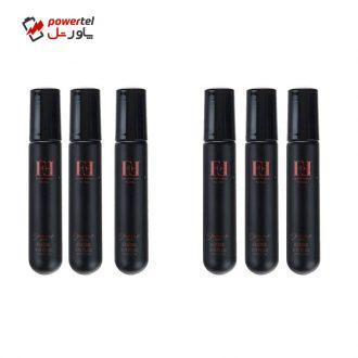 عطر جیبی مردانه ژک ساف مدل FF حجم 22 میلی لیتر مجموعه 6 عددی