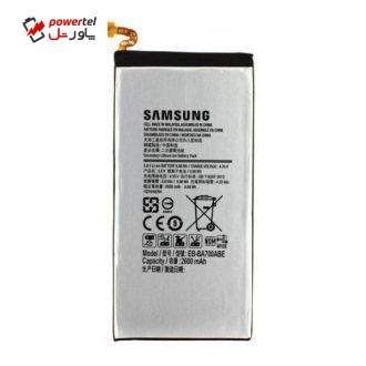 باتری موبایل مدلEB-BA700ABE46ظرفیت 2600 میلی آمپر ساعت مناسب برای گوشی موبایل سامسونگ Galaxy A7
