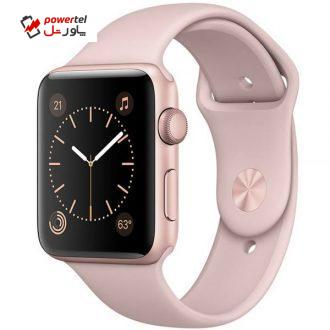 ساعت هوشمند اپل واچ سری 1 مدل 42mm Rose Gold Case with Pink Sand Band