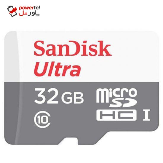 کارت حافظه‌ microSDHC سن دیسک مدل A1 کلاس 10 استاندارد UHS-I سرعت 80MBps ظرفیت 32 گیگابایت