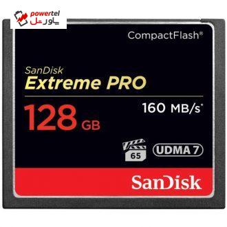 کارت حافظه CompactFlash سن دیسک مدل Extreme Pro سرعت 1067X 160MBps ظرفیت 128 گیگابایت