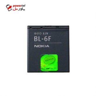 باتری موبایل مدل BL-6F ظرفیت 1200 میلی آمپر ساعت مناسب برای گوشی موبایل نوکیا N78