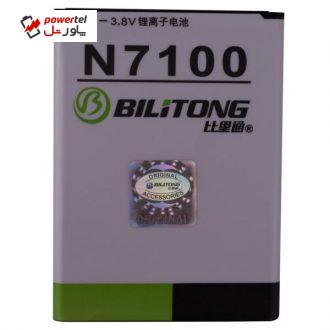 باتری موبایل بیلیتانگ با ظرفیت 2800 میلی آمپر ساعت مناسب برای گوشی موبایل سامسونگ Galaxy Note II N7100