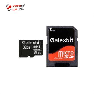 کارت حافظه MicroSD گلکسبیت کلاس 10 استاندارد U1 سرعت 45MBps همراه با آداپتور SD ظرفیت 32GB کارت حافظه MicroSD گلکسبیت کلاس 10 استاندارد U1 سرعت 45MBps همراه با آداپتور SD ظرفیت 32GB