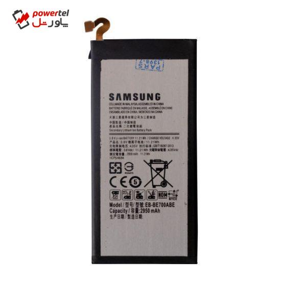 باتری موبایل مدل EB-BE700ABE  ظرفیت 2950 میلی آمپر ساعت مناسب برای گوشی سامسونگ Galaxy E7