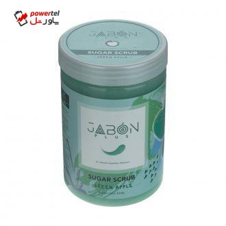 اسکراب شکری لایه بردار پوست ژبن پلاس مدل Green Apple وزن 900 گرم اسکراب شکری لایه بردار پوست ژبن پلاس مدل Green Apple وزن 900 گرم