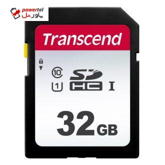 کارت حافظه SDHC ترنسند مدل 300S کلاس 10 استاندارد UHS-I U1 سرعت 95MBps ظرفیت 32 گیگابایت