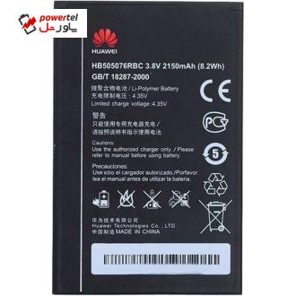 باتری موبایل مدل HB505076RBC با ظرفیت 2150mAh مناسب برای گوشی موبایل هوآوی Ascend G610