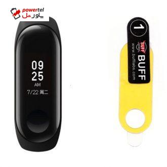 مچ بند هوشمند شیائومی مدل Mi Band 3 به همراه محافظ صفحه نانو بوف مچ بند هوشمند شیائومی مدل Mi Band 3 به همراه محافظ صفحه نانو بوف