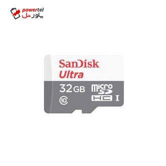 کارت حافظه microSDHC سن دیسک مدل Ultra کلاس 10 استاندارد UHS-I سرعت 100MBps ظرفیت 32 گیگابایت