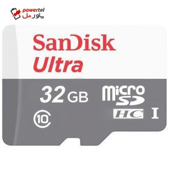 کارت حافظه microSDHC سن دیسک مدل Ultra کلاس 10 استاندارد UHS-I U1 سرعت 100MBps  ظرفیت 32 گیگابایت