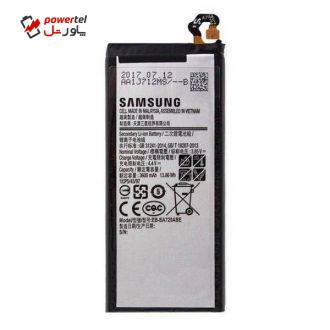 باتری موبایل مدل eb-ba720abe   ظرفیت 3600 میلی آمپر ساعت مناسب برای گوشی موبایل سامسونگ galaxy A7