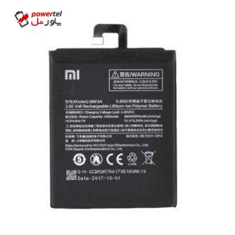 باتری موبایل مدل BM3A ظرفیت 3500 میلی آمپر ساعت مناسب برای گوشی موبایل شیائومی Mi Note 3