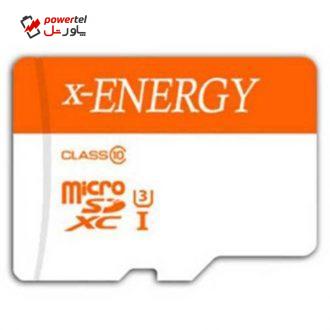 کارت حافظه microSDXC ایکس انرژی مدل IPM کلاس 10 استاندارد U3 سرعت 80MBps ظرفیت 64 گیگابایت