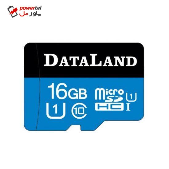 کارت حافظه microSDHC دیتالند مدل 533x کلاس 10 استاندارد UHS-I U1 سرعت 85MBps ظرفیت 16 گیگابایت